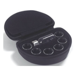 Portable Communion Set - Zippered case , kidney-shape
